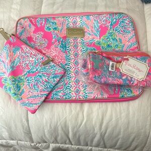 Lilly Pulitzer computer bag combo